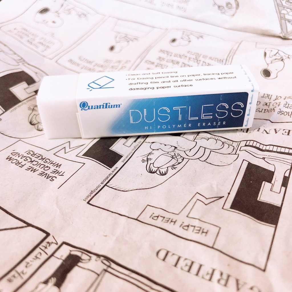ยางลบ ยางลบดินสอ ไร้ขุย Quantum Dustless รุ่น QE680-20, QE680-24, QE680-48 (จำนวน1ก้อน)