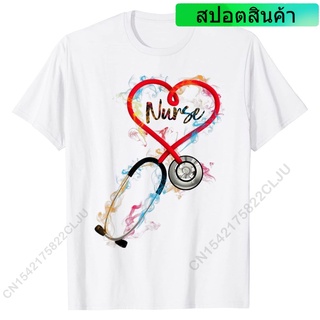 เสื้อยืด ผ้าฝ้าย พิมพ์ลาย Watercol Nurse ife Nursing Clinical เหมาะกับของขวัญวันเกิด สําหรับผู้ชาย