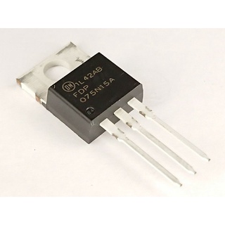 FDP075N15A Mosfet มอสเฟต ภาคจ่ายไฟแอมป์รถยนต์ ยี่ห้อ ON