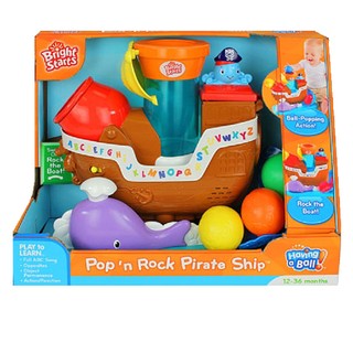 Bright Starts Pop  Rock Pirate Ship