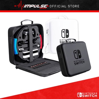 Nsw Nintendo Switch OLED Premium Travel Case [โลโก้สีดํา และโลโก้สีขาว] (เข้ากันได้กับ Ring Fit)