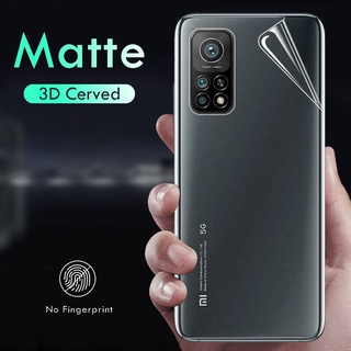 ฟิล์มหลังสีใส (แบบด้าน) Xiaomi Mi 9T 10T 11T 12T 11 Lite Poco F2 F3 F4 M3 M4 X3 X4 X5 Pro 5G Redmi Note 8 9 9S 10 10S 10C 11 11S 12 12S