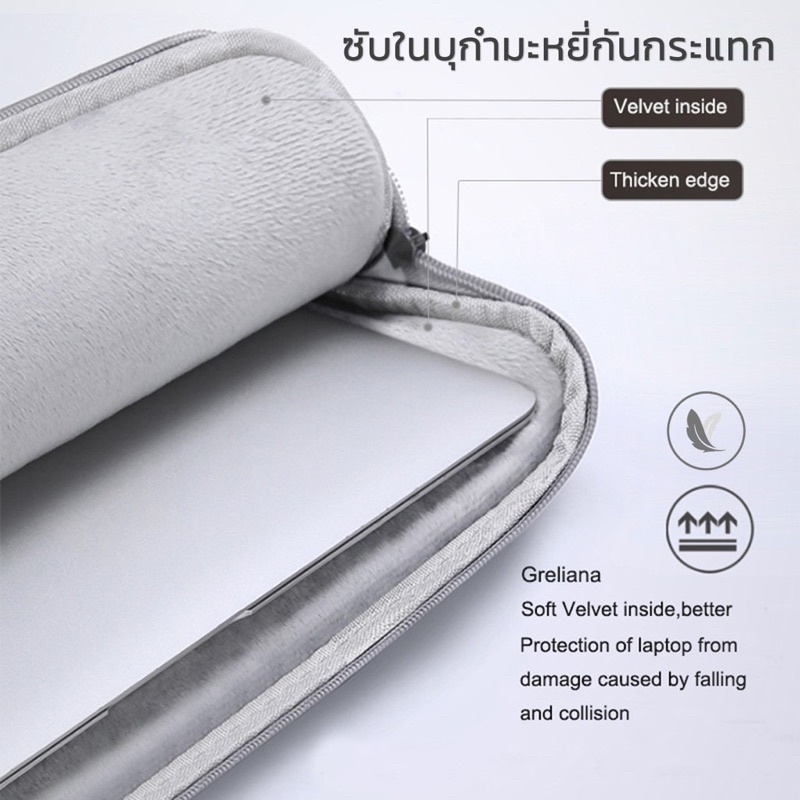 SofecaseM-Book /Notebook 2ช่อง 13”/15.6” กระเป๋าใส่โน๊ตบุ๊ค