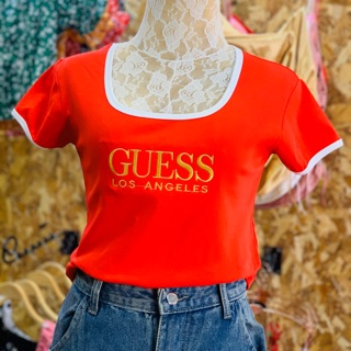 เสื้อยืด งานปัก GUESS 🛍