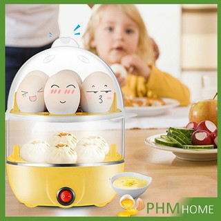 เครื่องนึ่งไข่อเนกประสงค์ เครื่องต้มไข่ต้ม มีสินค้าพร้อมส่ง​ egg steamer