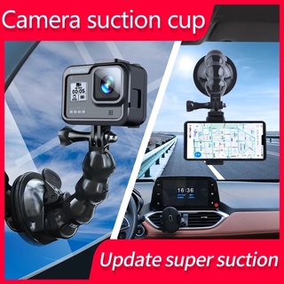 Mini Action Camera Suction Cup for GoPro Hero 11 10 9 8 7 6 5 Sony SJCAM SJ7 Yi 4K H9 Go Pro 7 Mount Window Glass Sucker