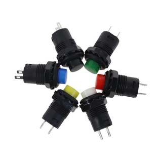 สวิตซ์กดติดปล่อยดับ กดติดกดดับ Pushbutton Switches DS228 DS428 12Mm OFF- ON Push ปุ่มสวิทช์3A /125VAC DS-228 DS-428