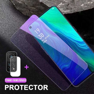 2in1 Xiaomi Mi 10T Pro Tempered Glass  for Xiaomi Mi 10T 10 Lite 9T Pro POCO X3 NFC Redmi Note 9s 9 8 7 Pro Screen Protector Anti Blue Light Ray Protective Film