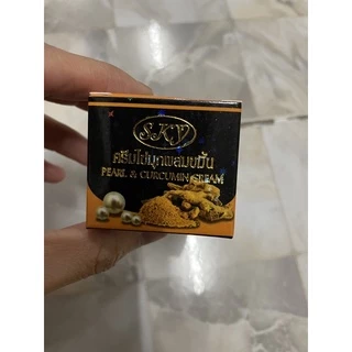 [แพ็ค 12 กระปุก] SKY ครีมไข่มุก กล่องดำ สติกเกอร์ทอง ของแท้ 20 กรัม