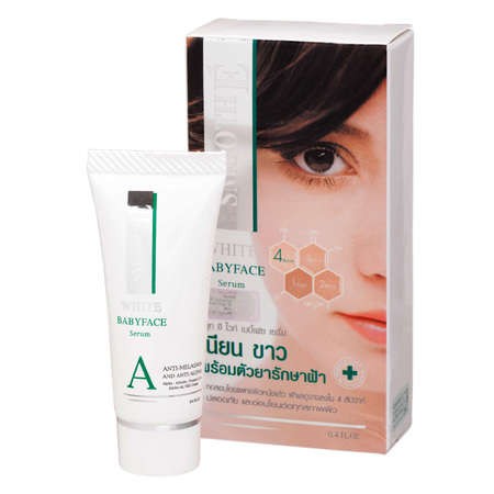 0.4/0.8onz รุ่นเซรั่ม Smooth E White Babyface Serum 12/24 g.