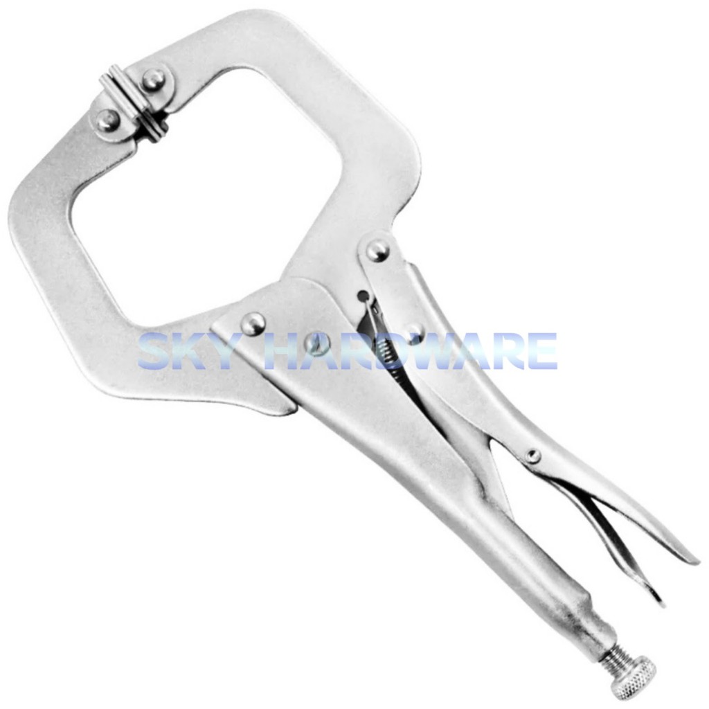 คีมล็อก ตัวซี คีมล็อค ตัวC 11นิ้ว C-CLAMP พร้อมส่ง