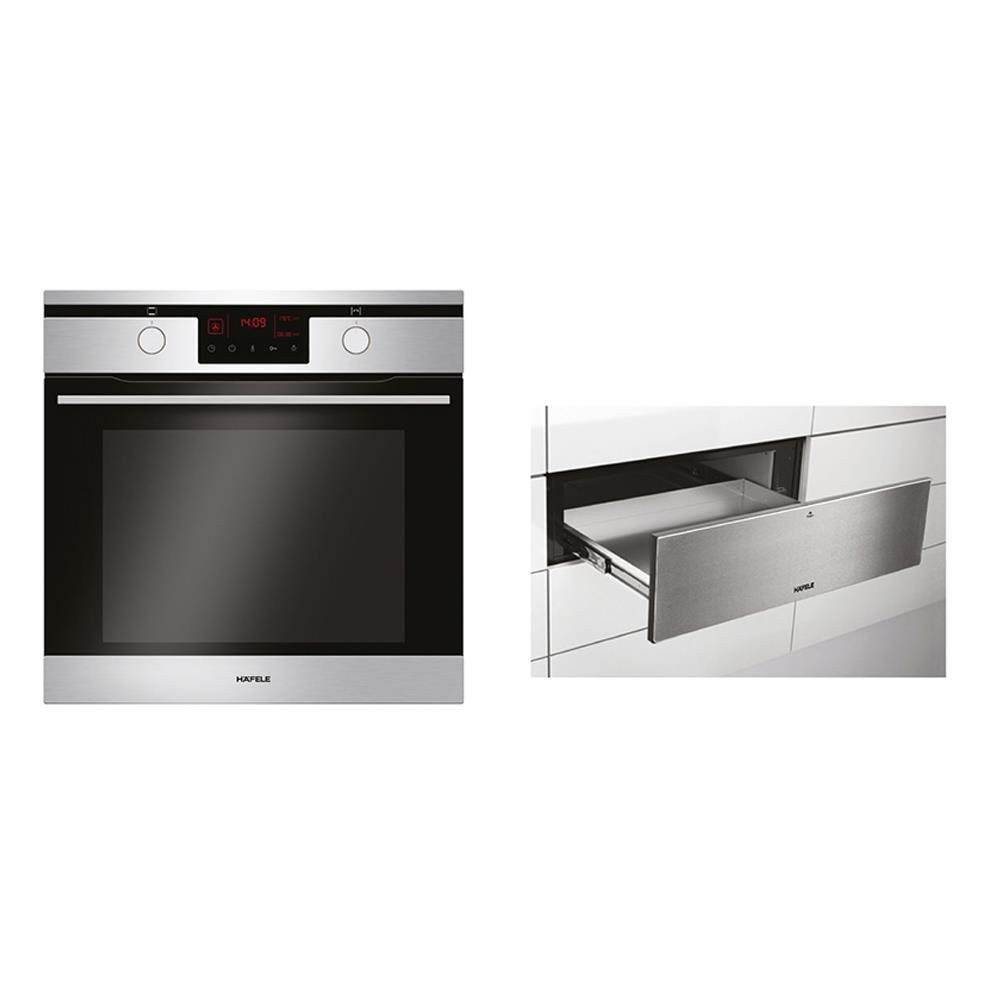 Kitchen appliances set BUILT-IN OVEN+WARMING DRAWER HAFELE 495.07.099 Kitchen appliances Kitchen equipment ชุดเครื่องใช้