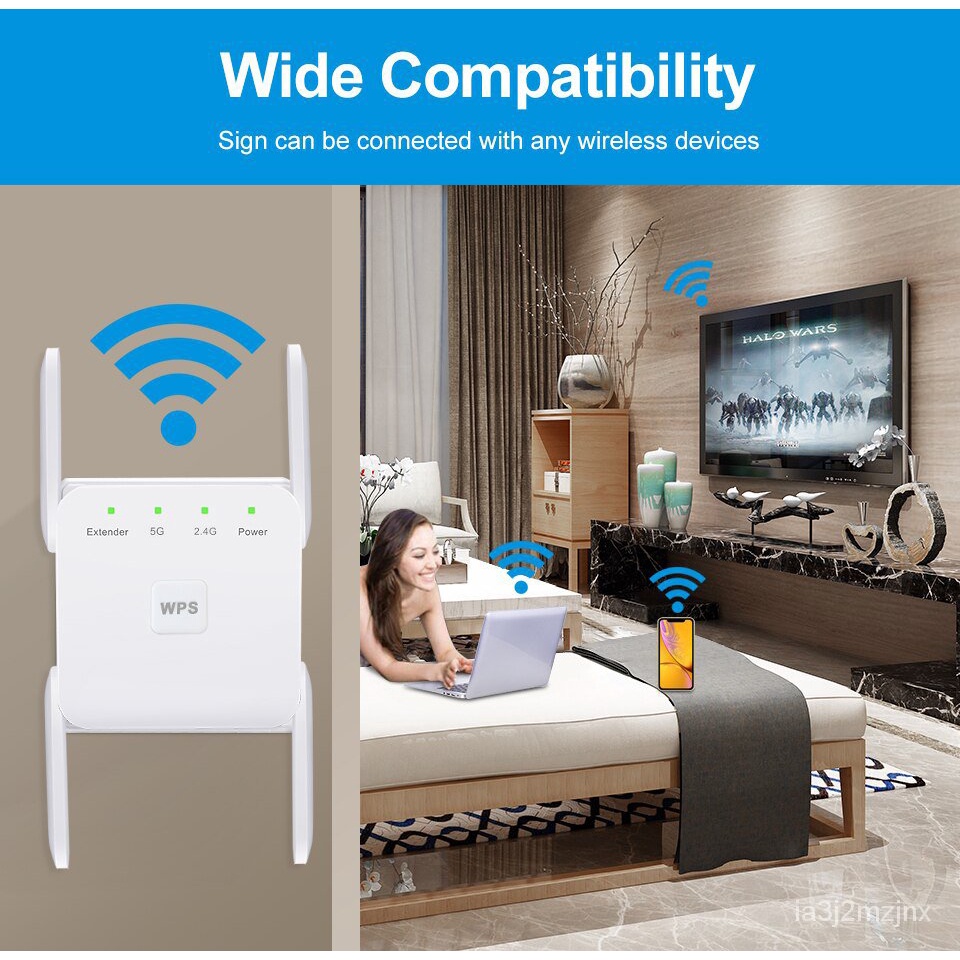 20215G WiFi Repeater 1200Mbps Router Wifi Extender 2.4G Wireless Wifi ...