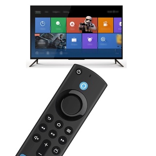 R* รีโมตคอนโทรลทีวี น้ําหนักเบา แบบเปลี่ยน สีดํา สําหรับ AmazonFireTV Stick 3nd Gen L5B83G