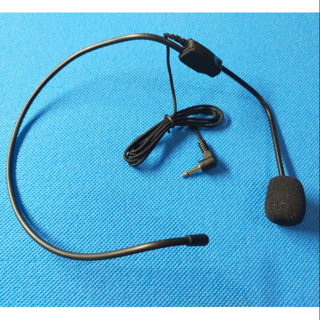 ไมค์ ไมโครโฟนคาดหัว สำหรับลำโพงช่วยสอน headworn 3.5mm ไมค์คาดหัว คล้องหู คาดศรีษะ ลำโพงพกพา