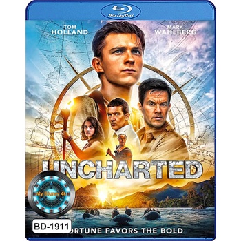 Bluray เสียงไทยมาสเตอร์ หนังใหม่ หนังบลูเรย์ Uncharted ผจญภัยล่าขุมทรัพย์สุดขอบโลก