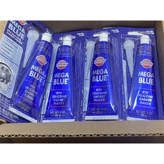 Versachem กาวทาประเก็น สีฟ้า ชนิดพิเศษ MEGA BLUE RTV (85g.) เนื้อสีน้ำเงิน กาวฟ้า แท้ USA