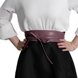 เข็มขัดหนัง เข็มขัดผู้หญิง เข็มขัดแฟชั่น Woman Fashion Big Band Belt Ceinture No. 2363