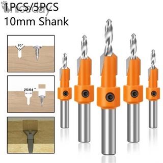 #NICEDAY-10mm Shank Hss Countersink Router Bit Screw Extractor Woodworking Milling Cutter