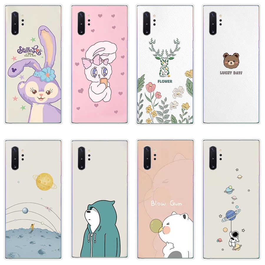 เคสโทรศัพท์ซิลิโคน TPU แบบนิ่ม สําหรับ Samsung Galaxy Note 9 10 plus mij2 4jhx