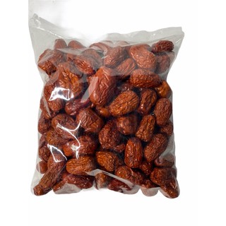 พุทราจีนแห้ง Dried Jujube,Big Red Dates สินค้านำเข้าจากฮ่องกง ขนาด XL จ้มโบ้ เม็ดใหญ่ 1แพค/บรรจุ 1 กิโลกรัมKg ราคาพิเศษ