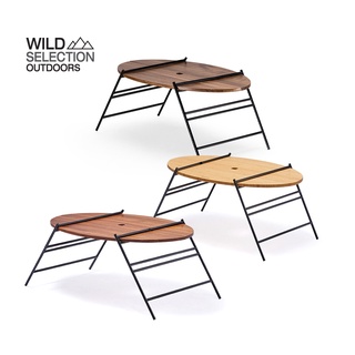 โต๊ะไม้ Naturehike โต๊ะกลม พกพา อุปกรณ์แคมป์ปื้ง  Outdoor folding oval table NH20JJ018