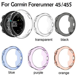 ลิโคนกันรอย เคส Garmin Forerunner 45 / 45S Case soft TPU Case for Garmin FR 45 Cover