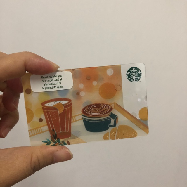 Starbucks card ไม่มีเงินในบัตร