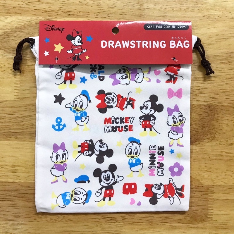 ***อัพเดตลายใหม่ 2024*** DisneyJapan ถุงผ้าหูรูด น่ารัก ของแท้จากญี่ปุ่น