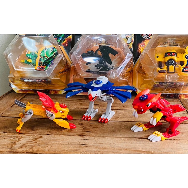 CLEARANCE  💎💎 ZINBA ตราเพชร Auldey ของแท้ 💯 รุ่น Action Figure (Pop Up) สะสม ต่อสู้ ⚡️หุ่นยนต์ ของเล