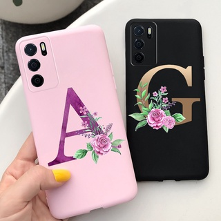 เคสโทรศัพท์มือถือ TPU แบบนิ่ม พิมพ์ลายตัวอักษร สําหรับ OPPO A16 CPH2269 A16S CPH2271 A 16 OPPOA16 S