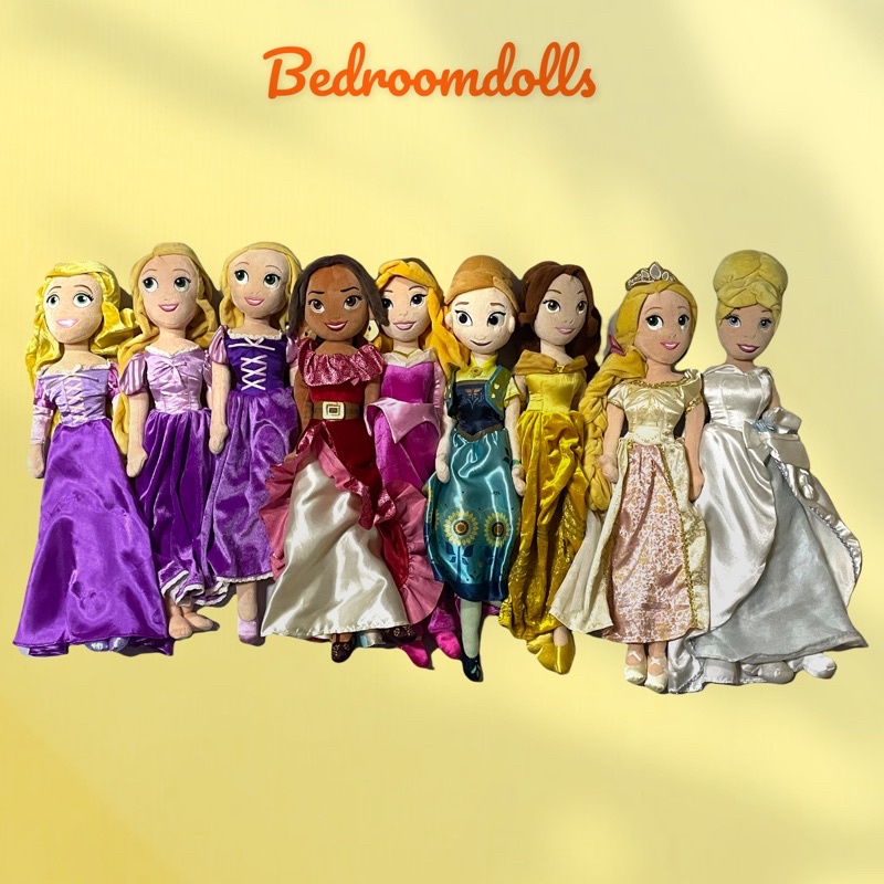 ตุ๊กตาเจ้าหญิงดิสนีย์ Disney Princess Collection แอเรียล เอเลน่า ซินเดอเรลล่า ราพันเซล ออโรร่า เบลล์ ขนาด 21 นิ้ว สวยมาก