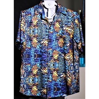 เสื้อฮาวาย ไซส์ใหญ่ อก 46-48" ผ้าไหมอิตาลีเกรดพรีเมี่ยม