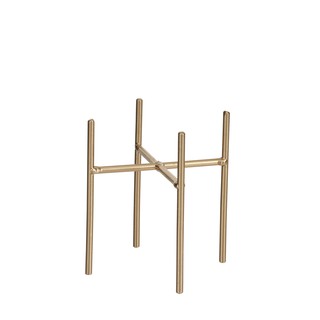 1068923 Ascot plant stand gold ขาตั้งกระถางต้นไม้ (Size D 11.5 x H 12.5 cm)