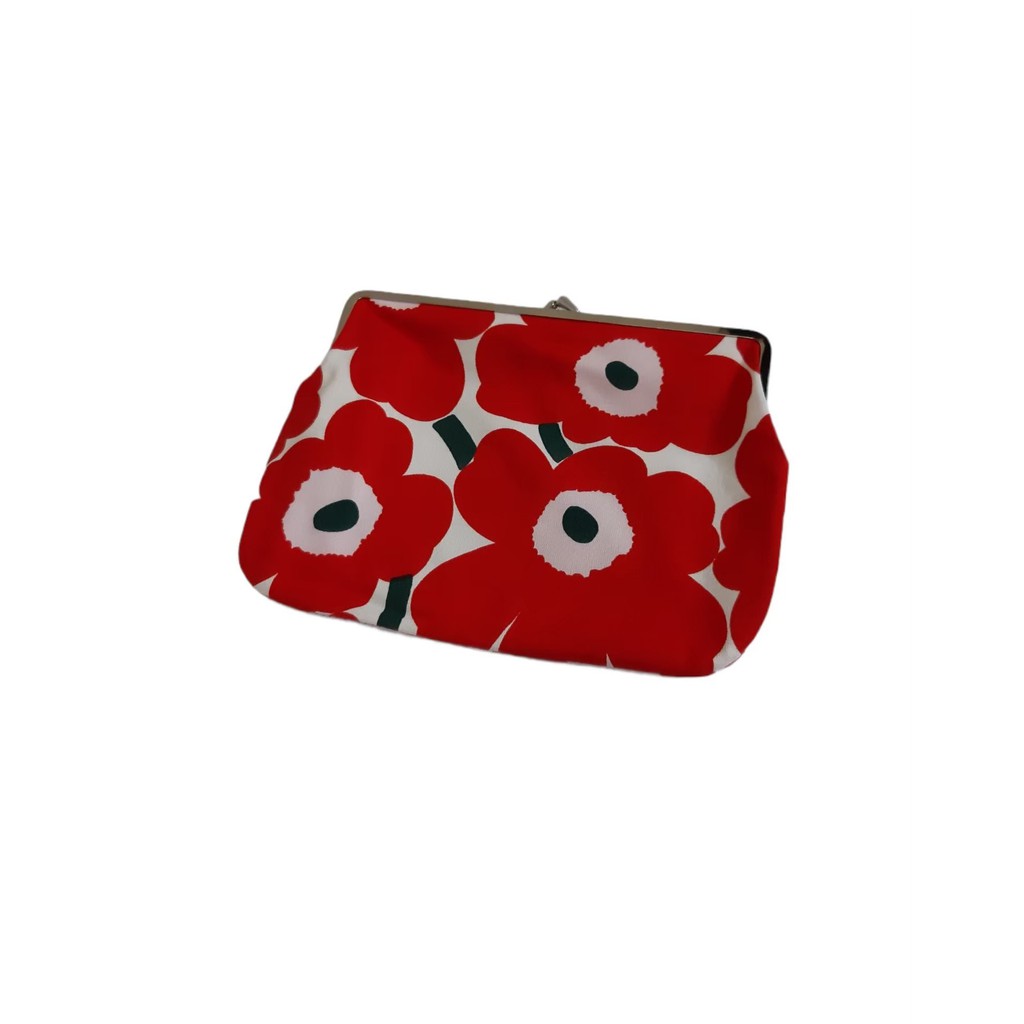 Marimekko แท้ 💯% Puolikas Kukkaro Mini Unikko Purse L