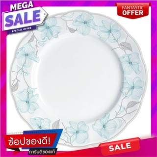 จาน FINE PORCELAIN ตื้น 8" KECH WINTER SKY อุปกรณ์ใส่อาหาร FINE PORCELAIN FLAT PLATE 8" KECH WINTER SKY