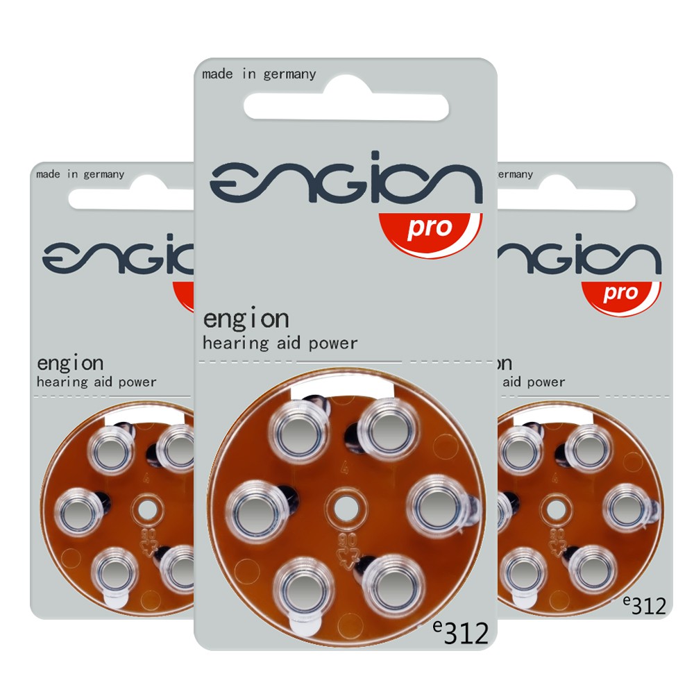 18 ชิ้น/3 การ์ด 312 ปุ่มแบตเตอรี่ E312 P312 A312 P312 PR41 นําเข้าเครื่องช่วยฟังแบตเตอรี่เหมาะสําหรั