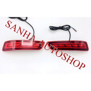 ไฟทับทิมกันชนท้ายมีไฟ Light Bar Toyota Corolla Altis ปี 2014,2015,2016,2017,2018,2019 รุ่น V2