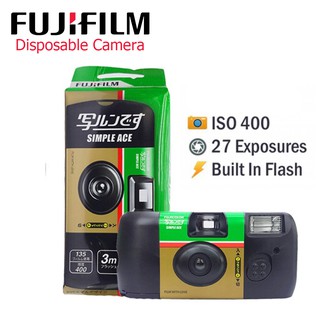 Fujifilm Simple Ace กล้องใช้แล้วทิ้ง ใช้งานครั้งเดียว หมดอายุ 08-2024