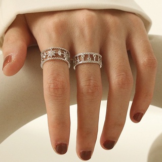 LAC.COLLECTION - Silver Rings (Free Size) / แหวนสีเงินปรับขนาดได้