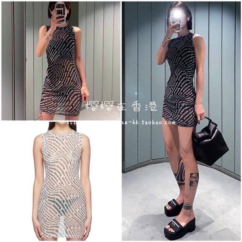 เดรสซีทรูตาข่าย Alexander Wang📍พร้อมส่ง📍