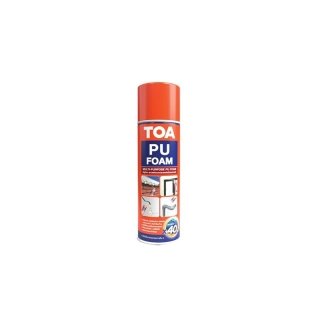 [8.8โค้ด PSK0825ลด25%]TOA PU Foam สเปรย์ พียู โฟม ชนิดขยายตัว ขนาด 750 ML พี ยู โฟมอเนกประสงค์