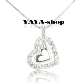 YAYA-Shop สร้อยคอพร้อมจี้รูปหัวใจ ประดับคริสตอล ICE-Heart00851