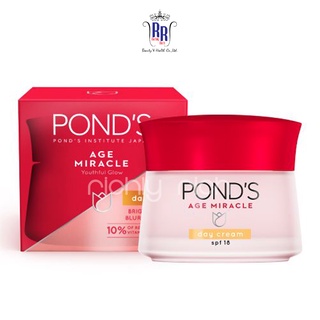 🔸แท้|ส่งไว🔸PONDS ครีมบำรุงผิว ลดริ้วรอย Age Miracle Youthful Glow SPF18 PA++ 50g เอจมิราเคิล บำรุงผิว พอนด์ส ริชชี่ริช