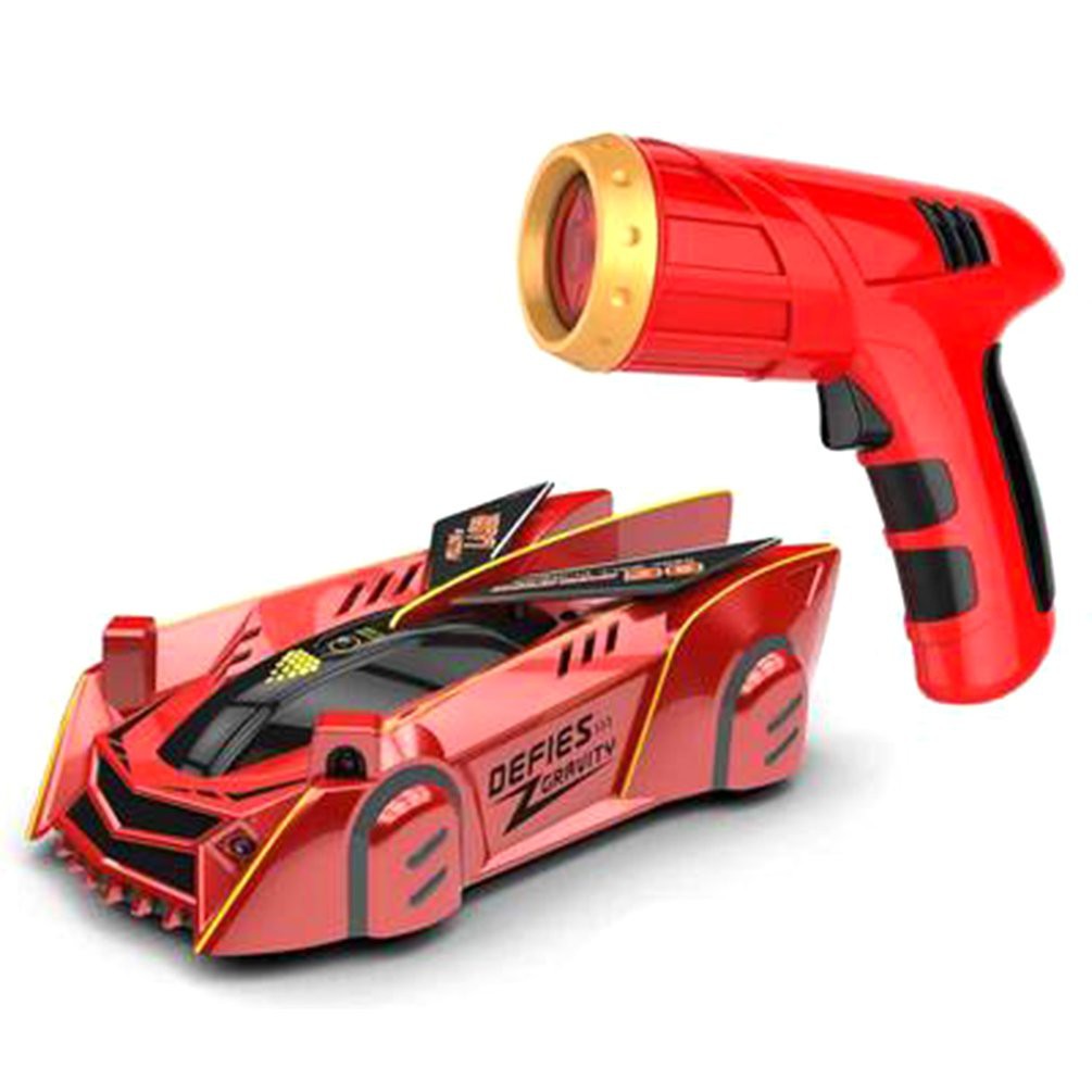รถควบคุมระยะไกลKids RC Car Toy Air Hogs Zero Gravity Laser Racer Wall