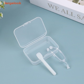 [largelook] 1 Set Contact Lenses Applicator Inserter Remover Silicone Tweezer Stick Tools