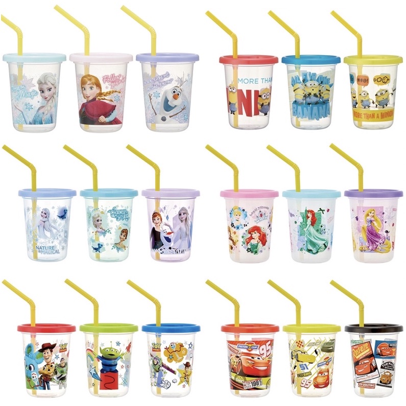 เพิ่มลายใหม่ปี 26 Skater แก้วน้ำเด็ก 3 ใบ 230ml นำเข้าจากญี่ปุ่น