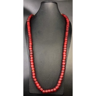 African Trade Glass Beads Round Shape Bright Red Color / Beads African padre Glass Bead For HandMade Jewelry Gift.