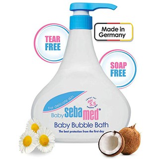 Sebamed Baby Bubble Bath 1,000 ml. x1 ขวดใหญ่ อาบน้ำสำหรับเด็กทารก สบู่อาบน้ำใช้ได้ตั้งแต่เด็กแรก