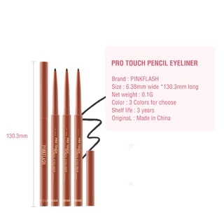 PINKFLASH #Infallibleline Hyperfine อายไลเนอร์เจลแบบเรียบหลายสีกันรอย